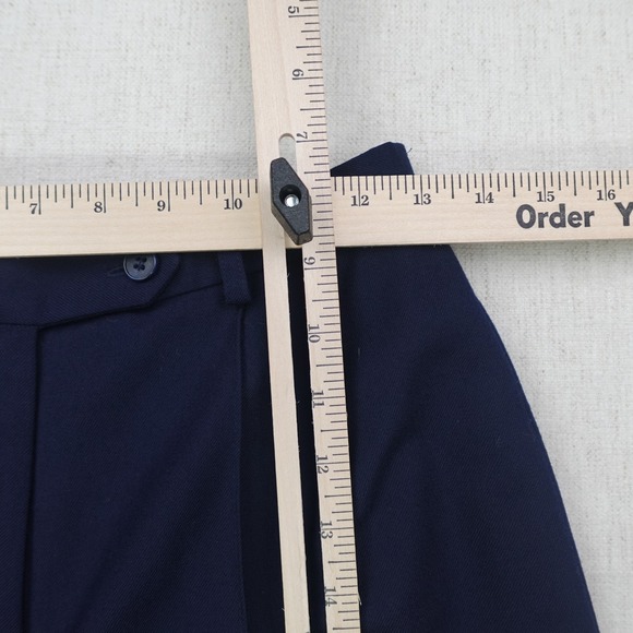 Talbots Pants Womens 10 Petite Wool Pull On Elastic Waist Classic Office Workwea - Picture 5 of 12